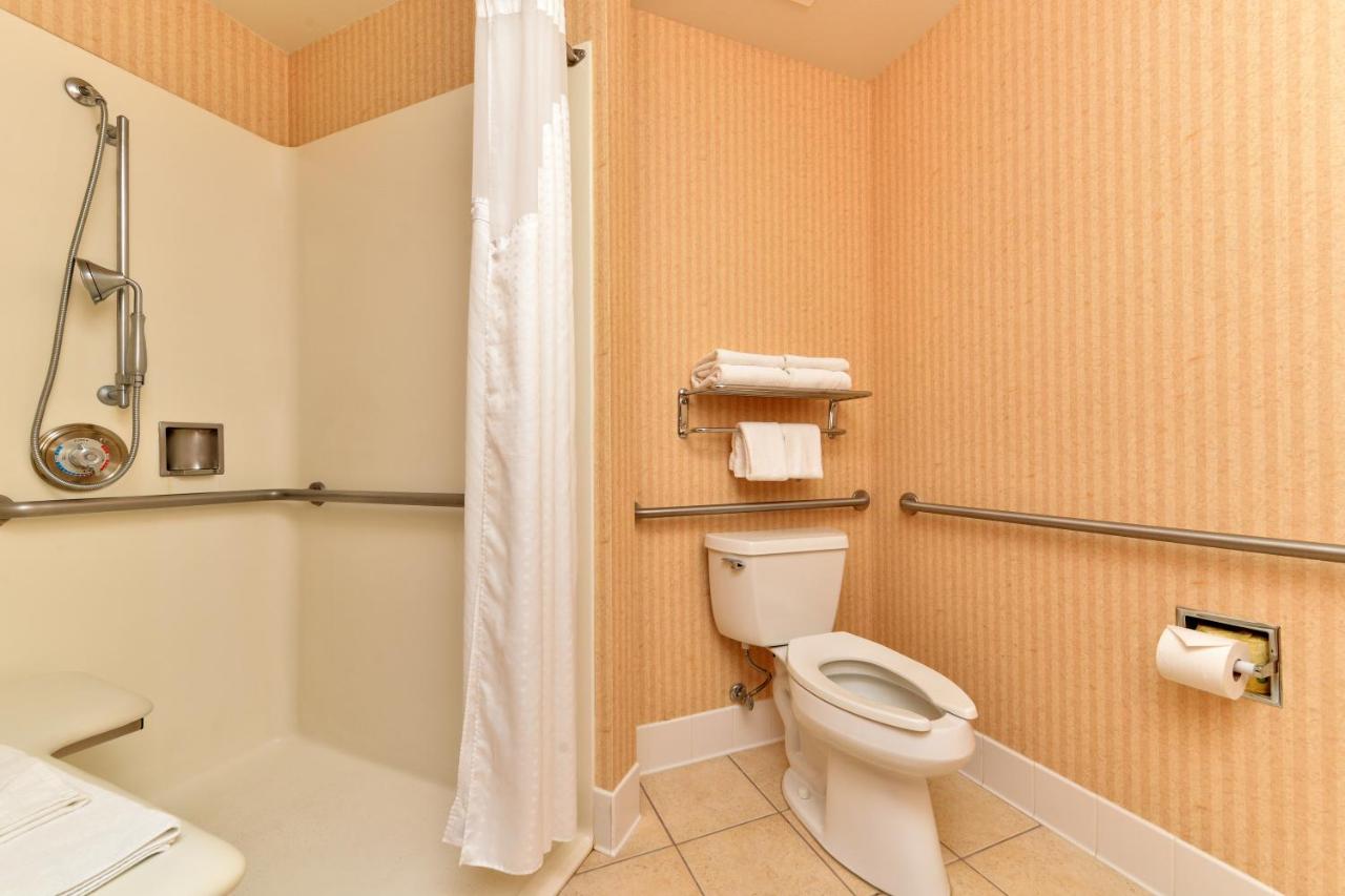 Queen Room with Two Queen Beds with Roll-In Shower at Holiday Inn Express & Suites Elk Grove Central - Hwy 99 by IHG