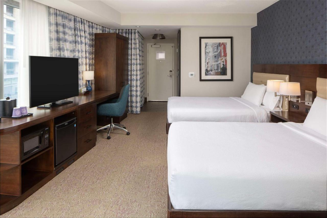 Corner Queen Room with Two Queen Beds at Hilton Garden Inn Washington DC/Georgetown Area