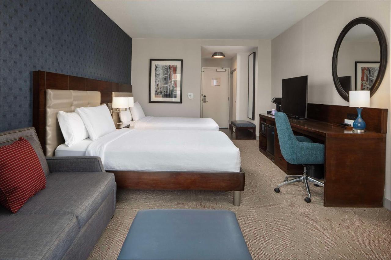 Deluxe Queen Room with Two Queen Beds with Sofa Bed at Hilton Garden Inn Washington DC/Georgetown Area
