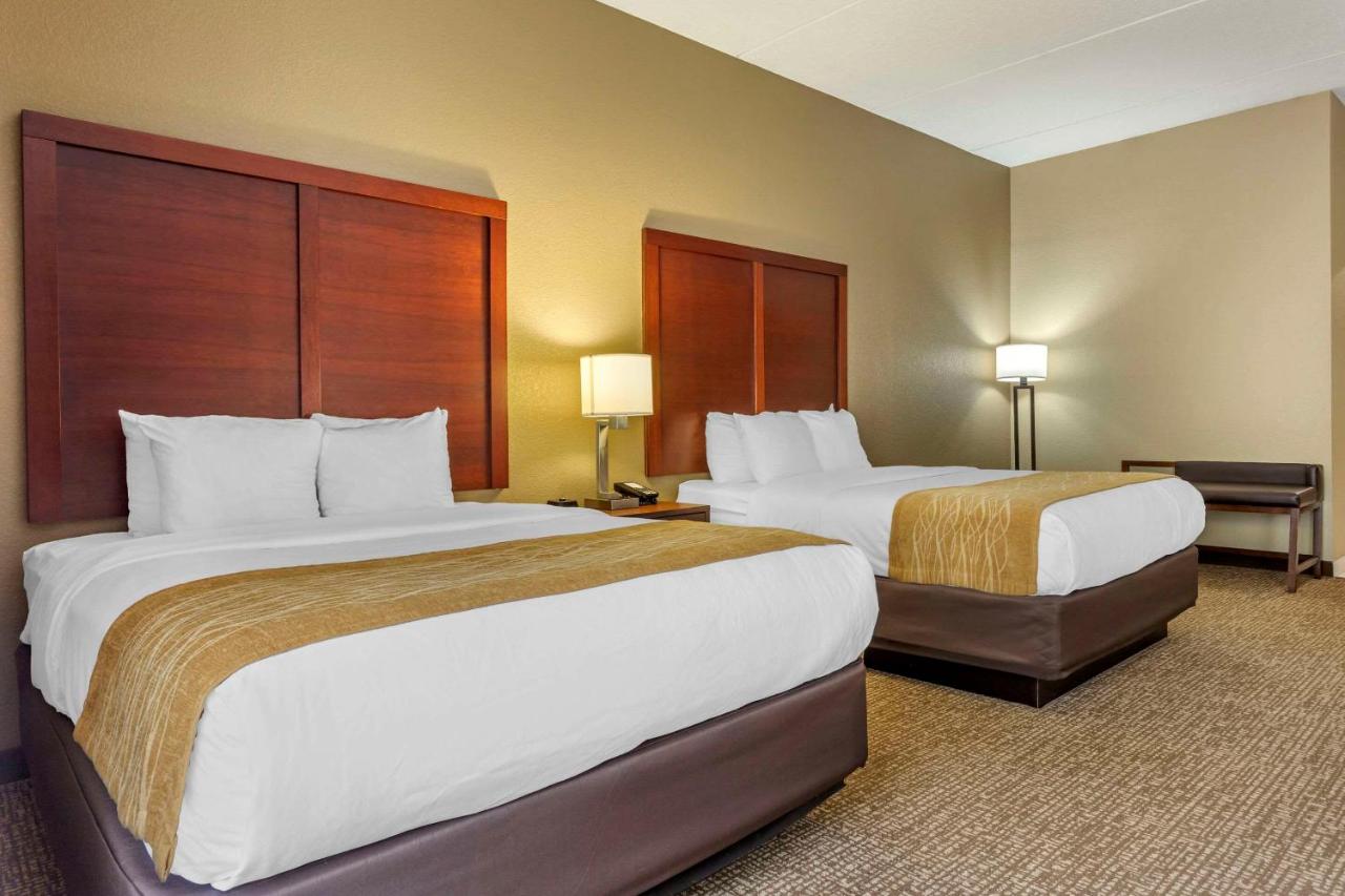 Queen Suite with Two Queen Beds and Sofa Bed at Comfort Inn & Suites Mocksville I-40