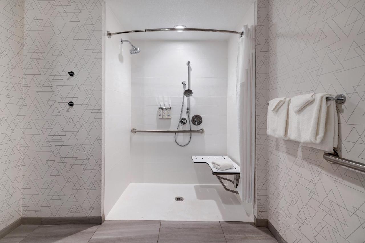 King Suite with Mobility Accessible Roll-In Shower at Holiday Inn Express & Suites Ontario - Chino Hills by IHG