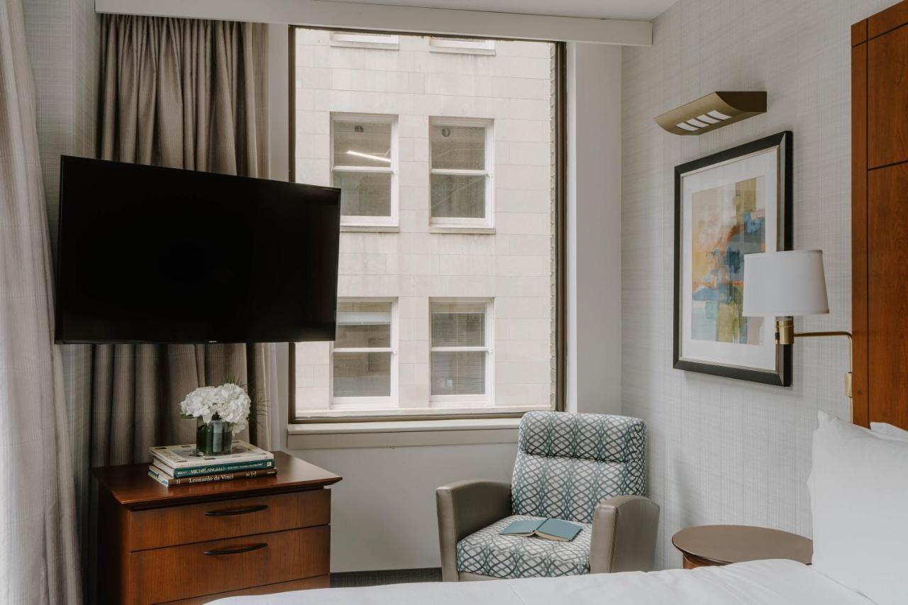 Mobility Accessible Standard Room at Club Quarters Hotel, Central Loop, Chicago