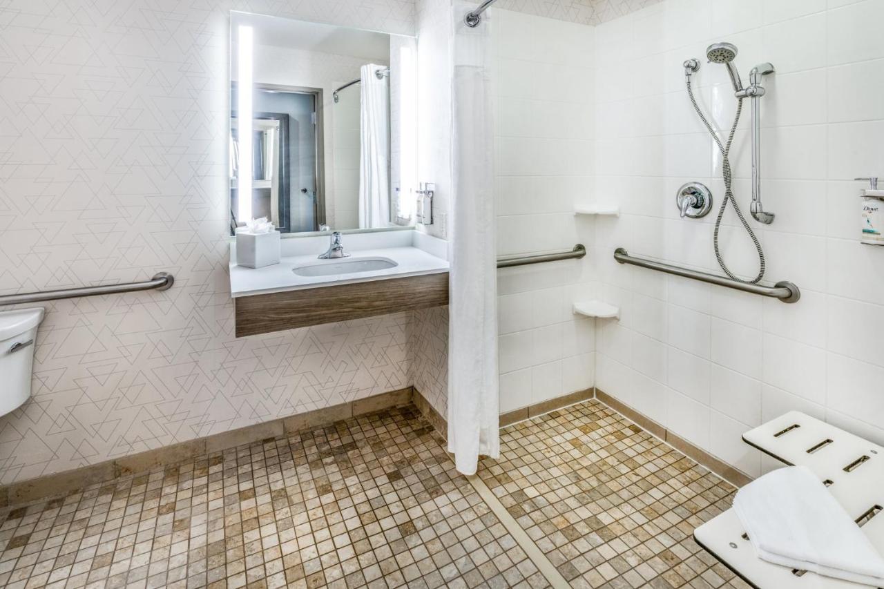 Queen Room with Two Queen Beds and Mobility Accessible Roll-In Shower at Holiday Inn Express & Suites Colorado Springs First & Main by IHG