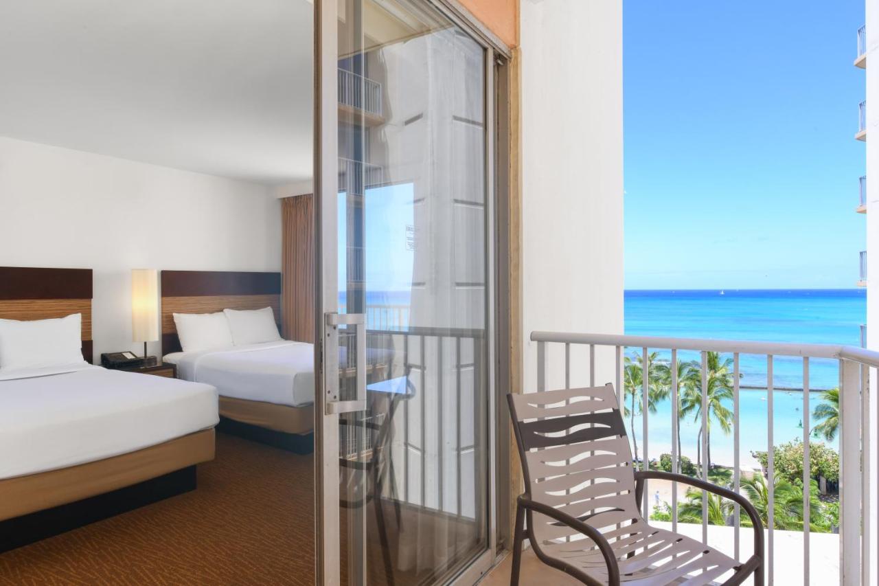 Partial Ocean View Two Doubles at Park Shore Waikiki