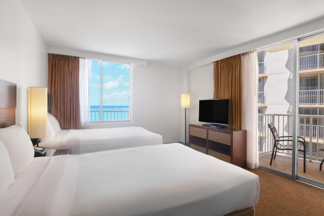 Partial Ocean View Two Doubles at Park Shore Waikiki