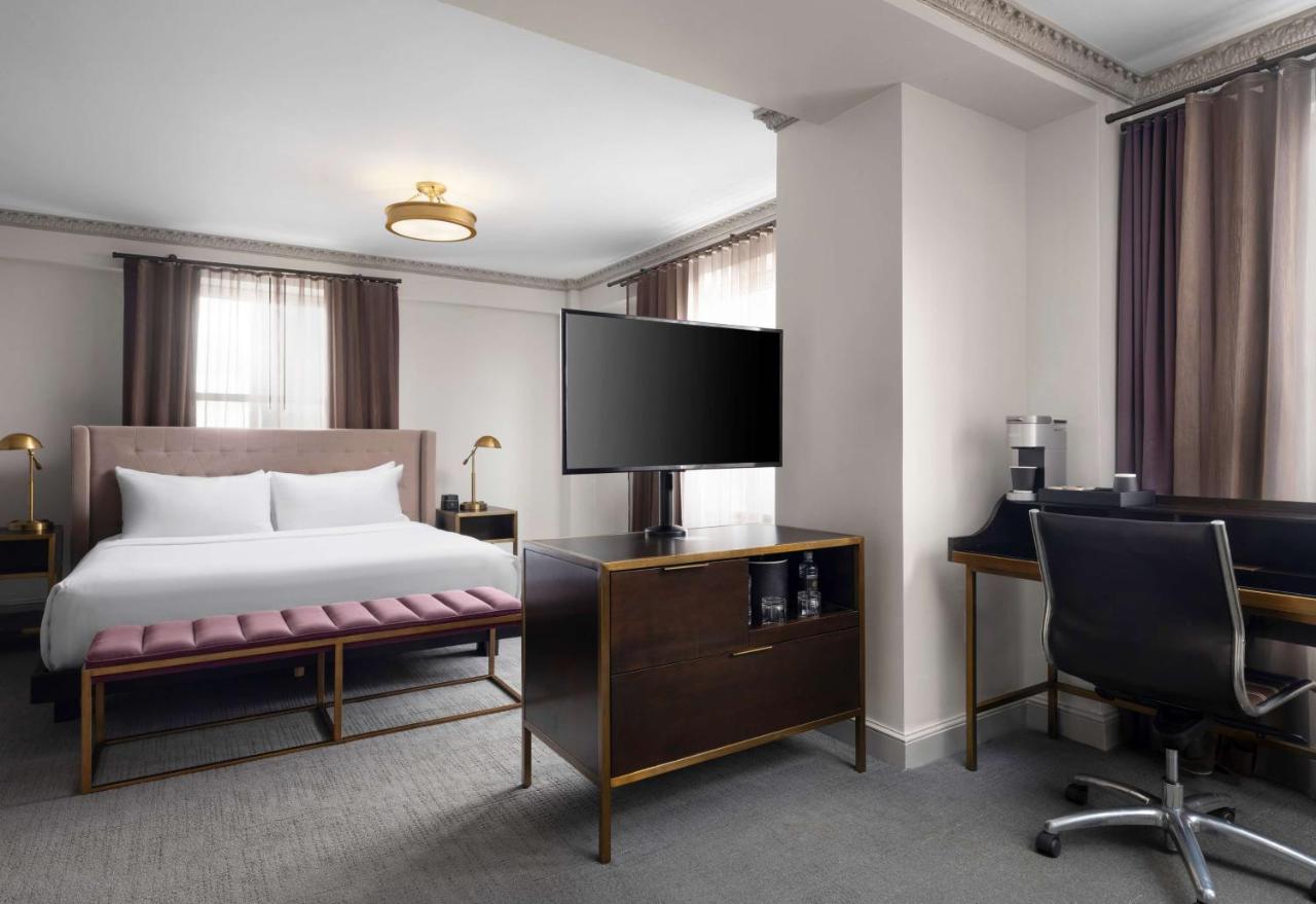 Junior King Suite with Bath Tub - Mobility Accessible at Hotel Phillips Kansas City Curio Collection by Hilton