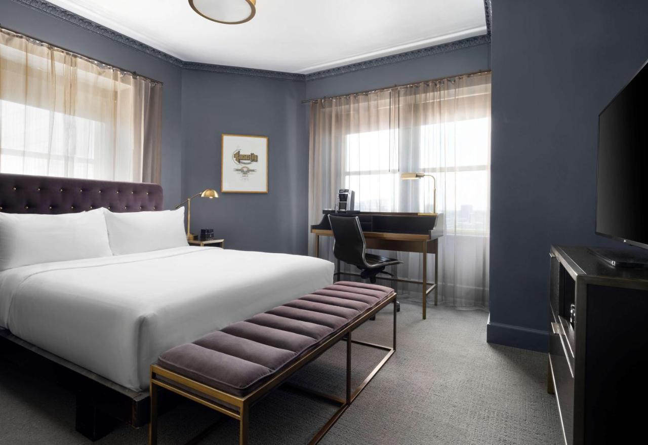 Queen Room at Hotel Phillips Kansas City Curio Collection by Hilton