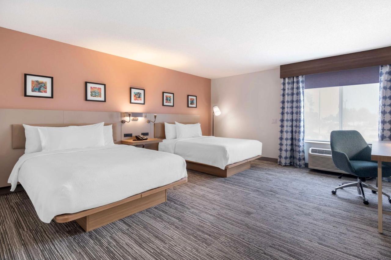 Double Room with Two Double Beds- Mobility Hearing Accessible with Roll-In-Shower at Hilton Garden Inn Lexington Hamburg