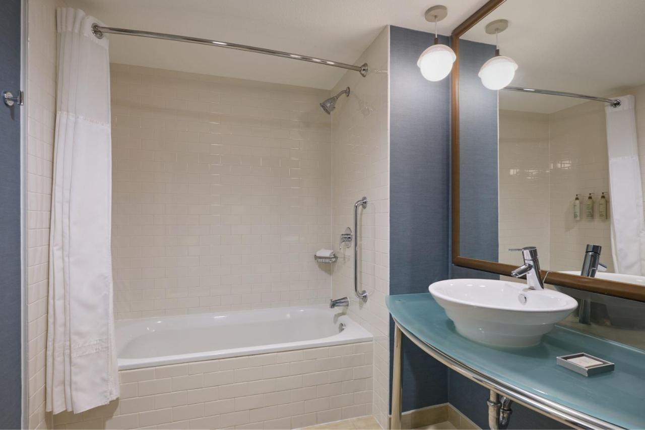 King Room with Pool View and Roll-in Shower - Mobility and Hearing Accessible at Renaissance ClubSport Aliso Viejo Laguna Beach Hotel