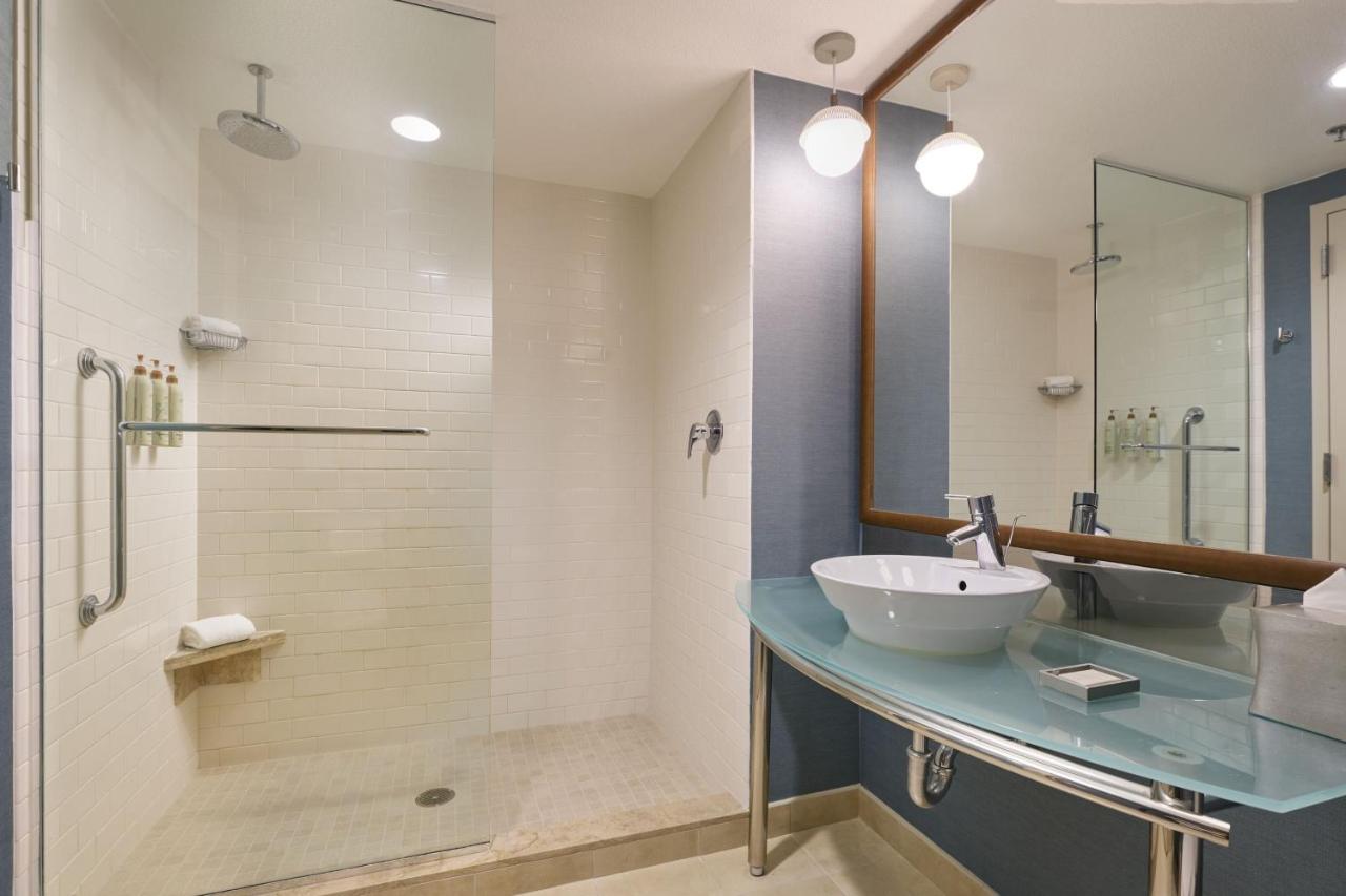 King Room with Pool View and Roll-in Shower - Mobility and Hearing Accessible at Renaissance ClubSport Aliso Viejo Laguna Beach Hotel