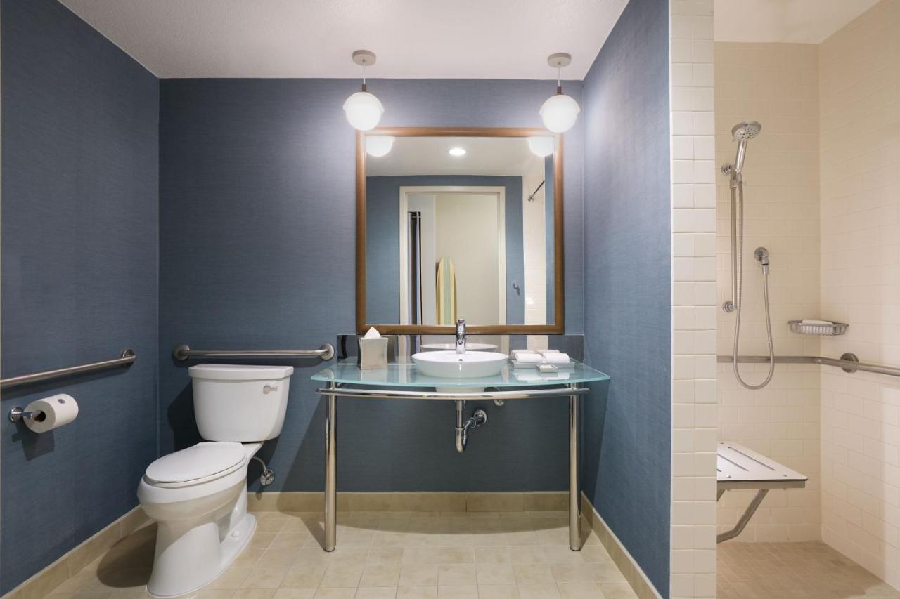 King Room with Pool View and Roll-in Shower - Mobility and Hearing Accessible at Renaissance ClubSport Aliso Viejo Laguna Beach Hotel