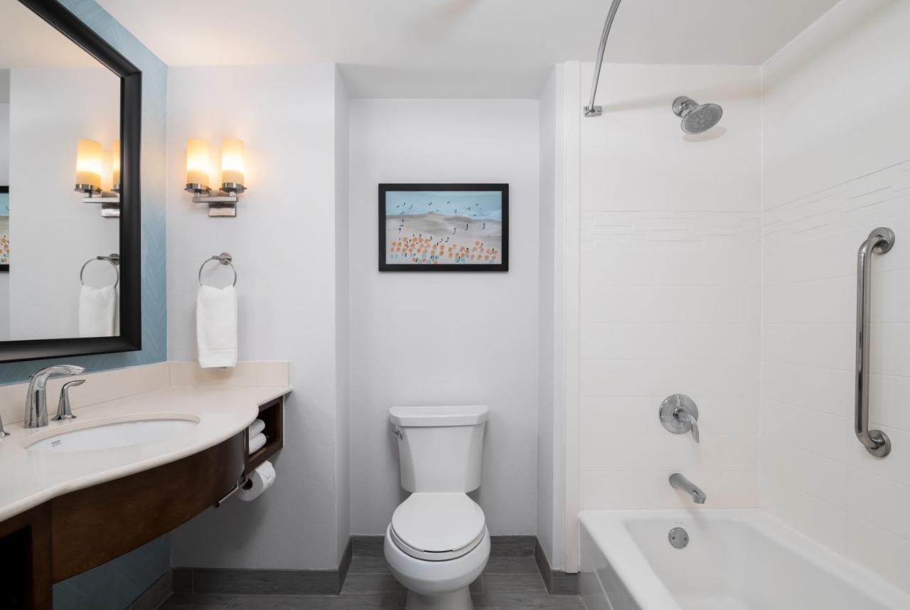 Deluxe Queen Room with Two Queen Beds and Balcony with Ocean-Front View at Hilton Garden Inn Daytona Beach Oceanfront