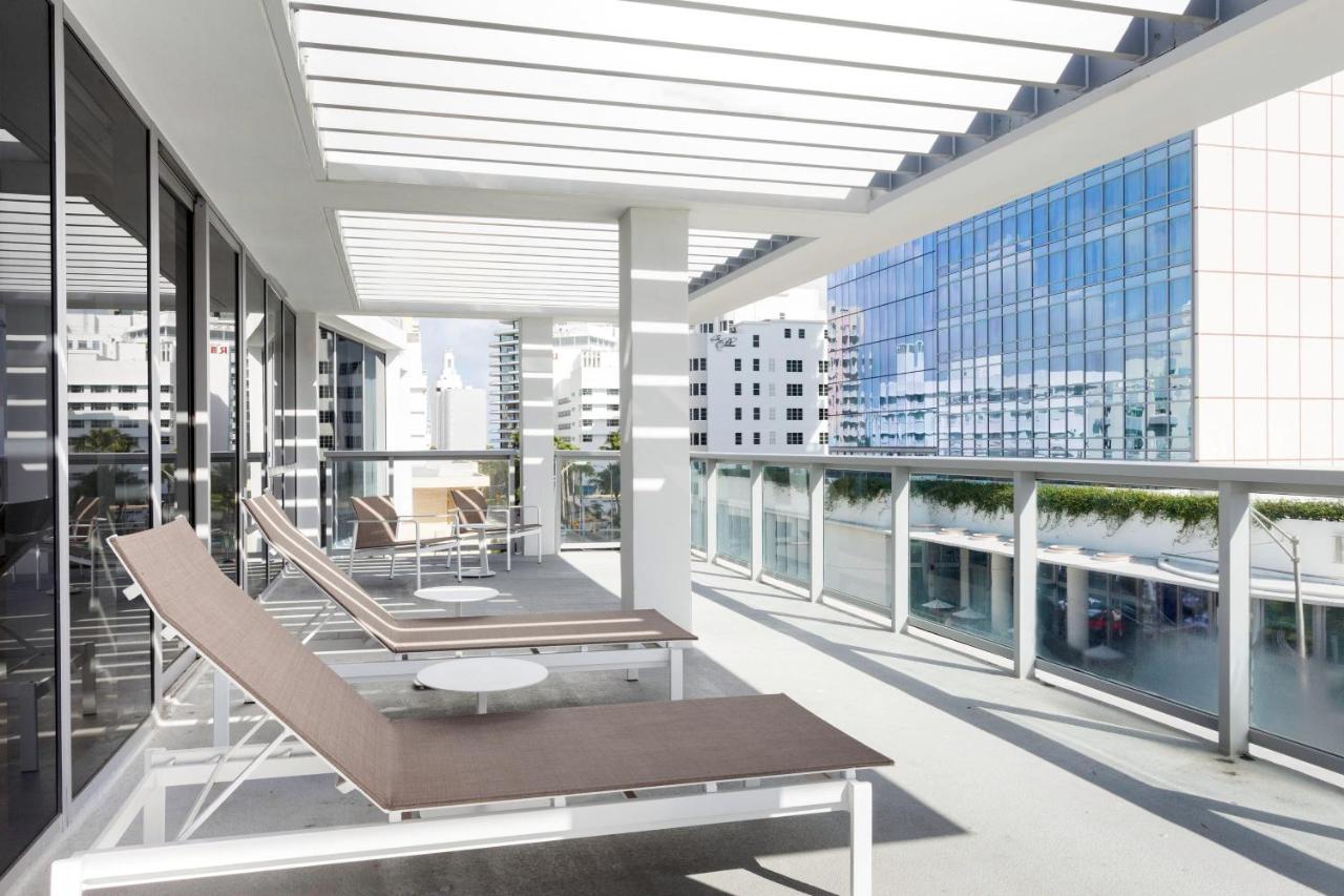 King Suite with Ocean View and Balcony - Corner Room at AC Hotel by Marriott Miami Beach