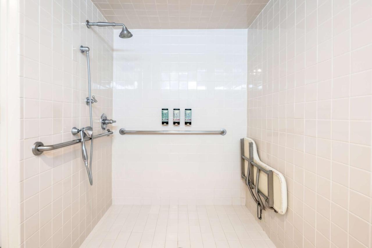Queen Suite with Mobility Accessible Roll-In Shower at SureStayPlus Hotel by Best Western San Jose Central City