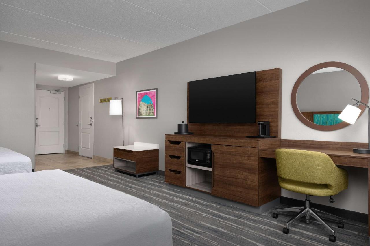 Queen Room with Two Queen Beds - Disability Access/Non-Smoking at Hampton Inn & Suites Durham/North I-85