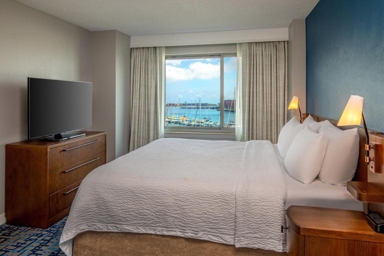 One-Bedroom King Suite with View at Residence Inn by Marriott Boston Harbor on Tudor Wharf