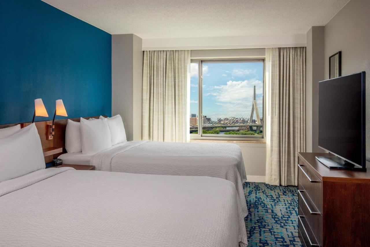 One-Bedroom Double Queen Suite with Sofabed at Residence Inn by Marriott Boston Harbor on Tudor Wharf