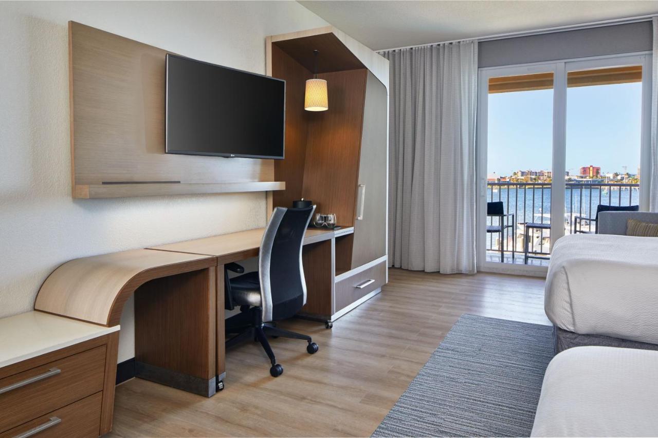 Queen Room with Two Queen Beds and Balcony at Courtyard St. Petersburg Clearwater/Madeira Beach
