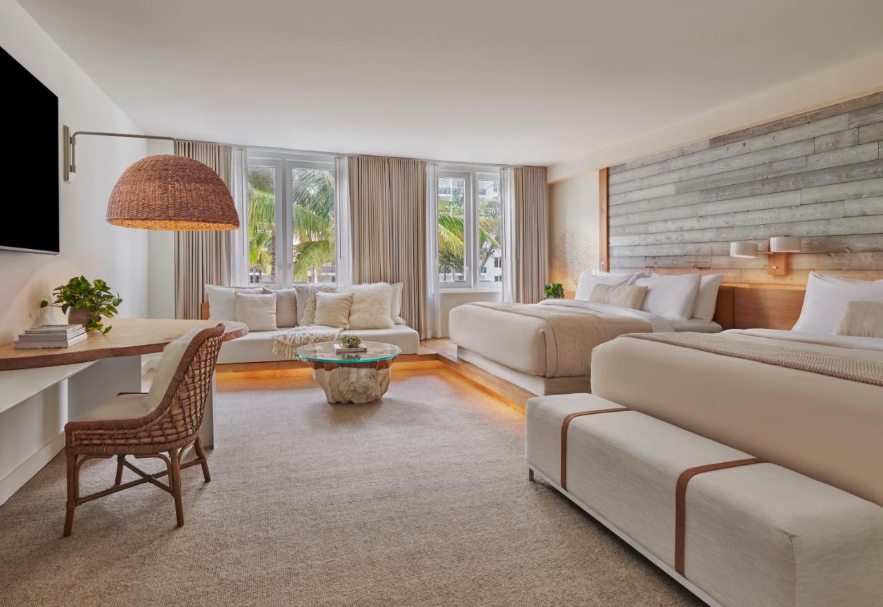 King Room with Two King Beds at 1 Hotel South Beach