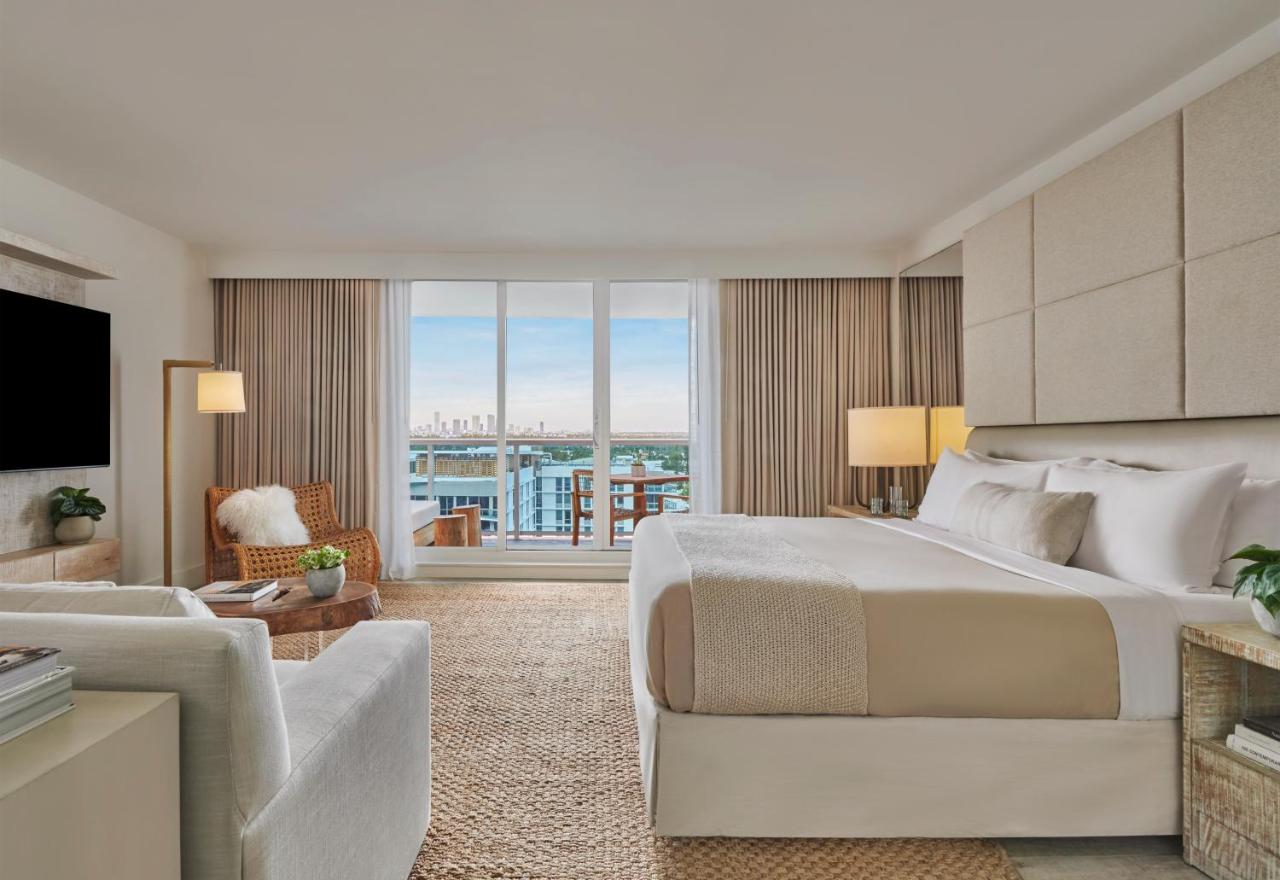 King Studio Suite with Balcony at 1 Hotel South Beach