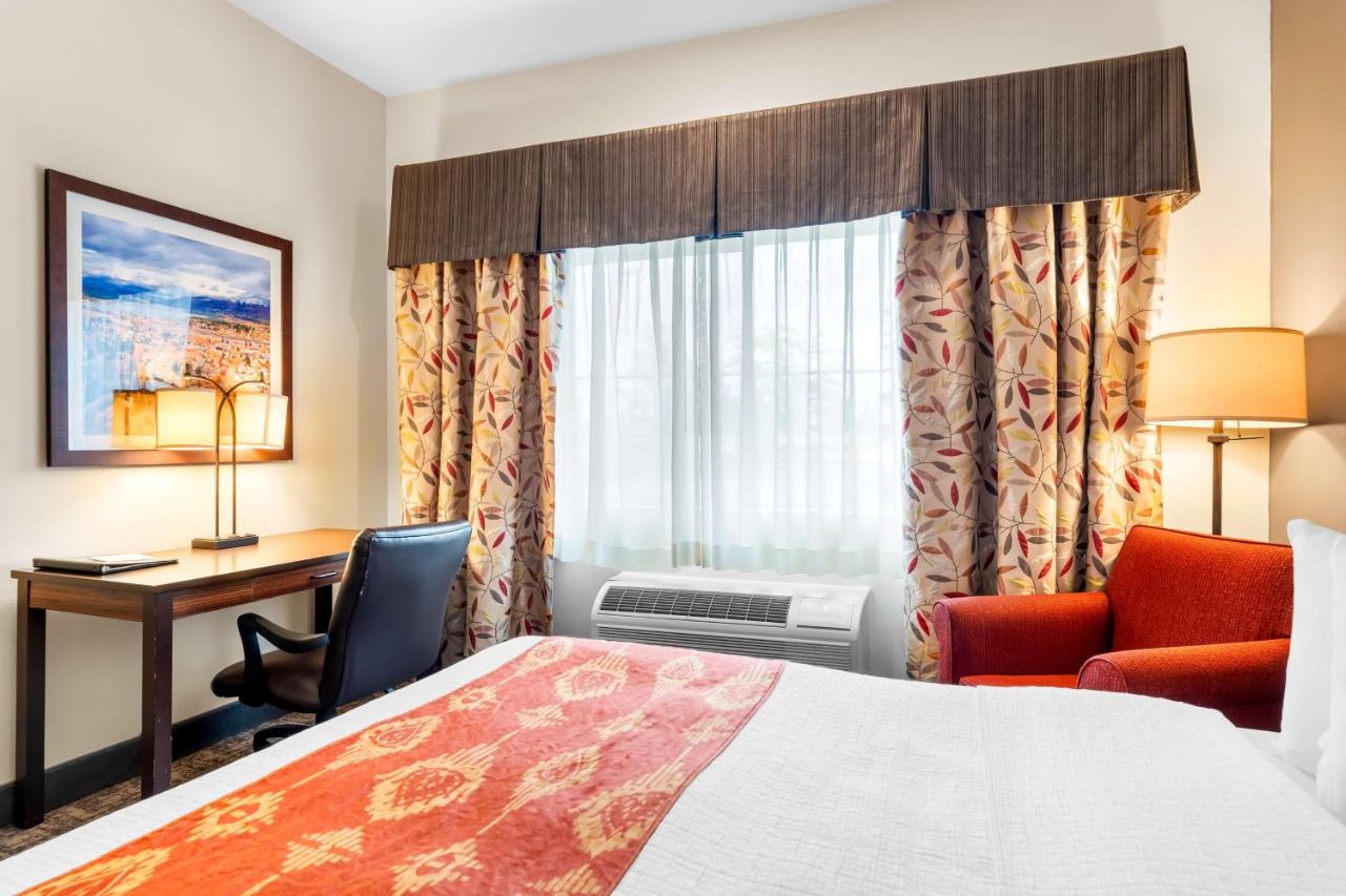 Queen Room with Two Queen Beds and Roll-In Shower - Mobility/Hearing Access at Best Western Rocky Mountain Lodge