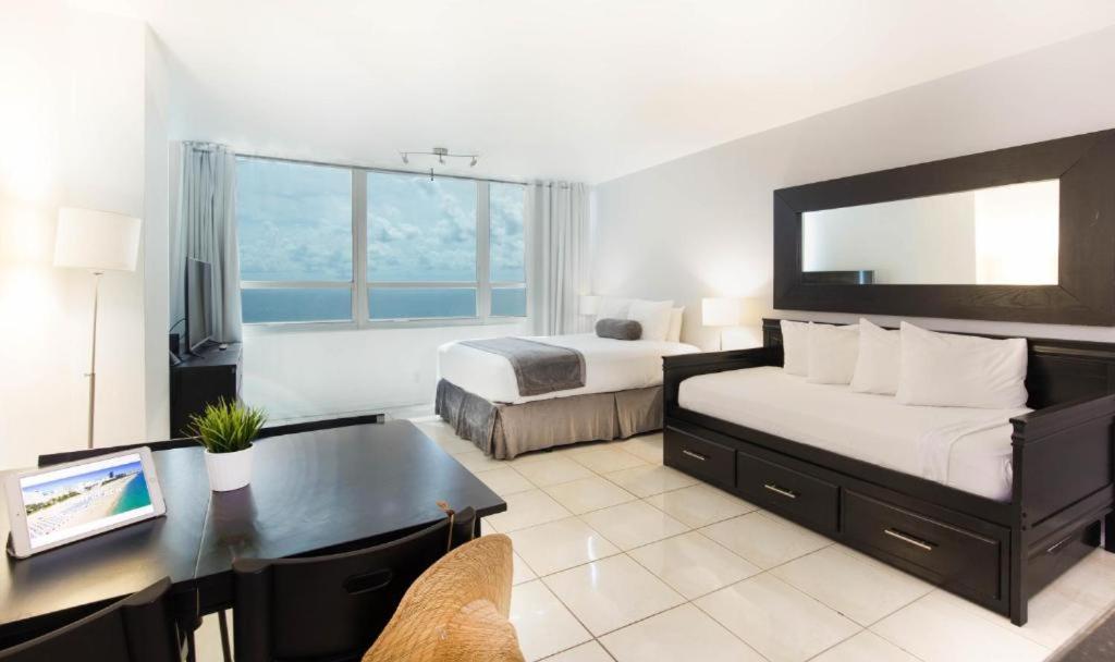 Studio with Ocean View at New Point Miami Beach Apartments