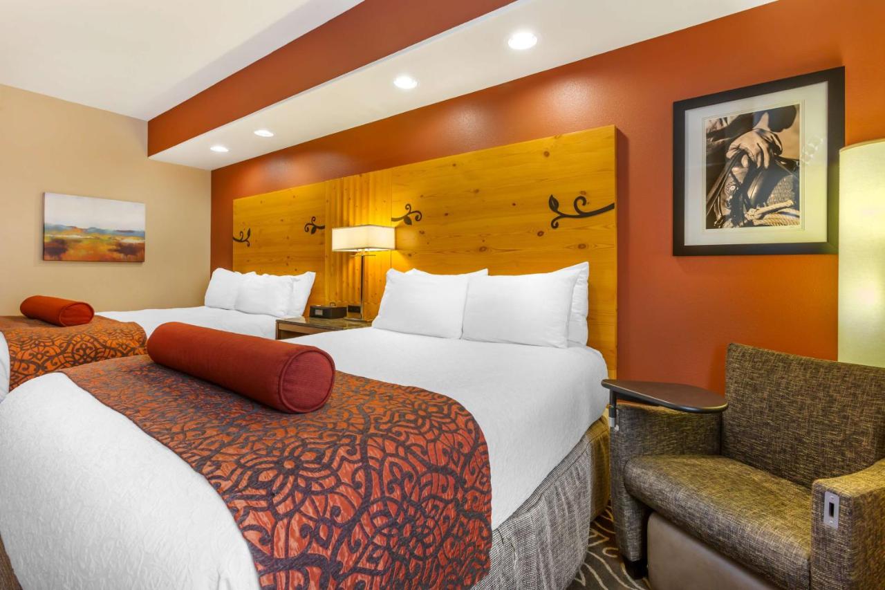 Queen Room with Two Queen Beds with Roll-In Shower - Disability Access at Best Western Premier Ivy Inn & Suites