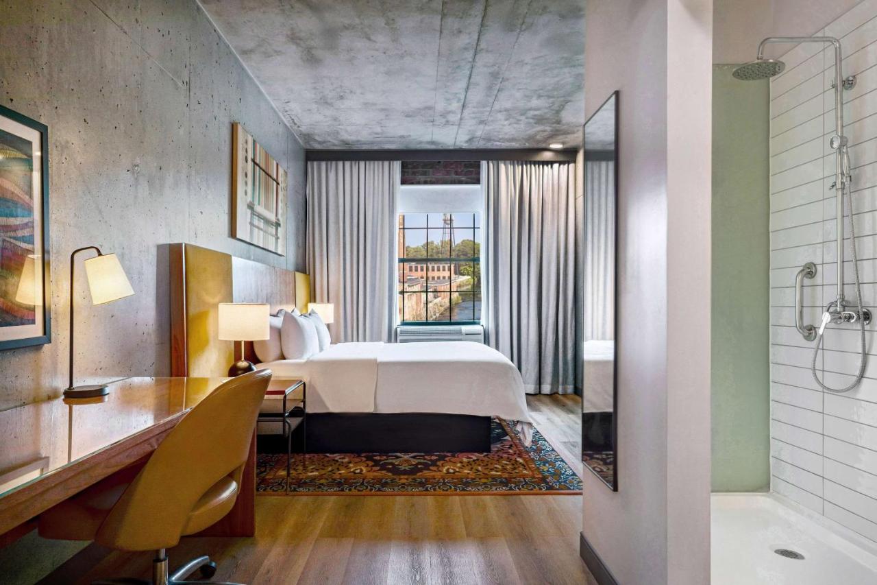 Loft with King Bed and River View at NYLO Providence Warwick Hotel, Tapestry Collection by Hilton
