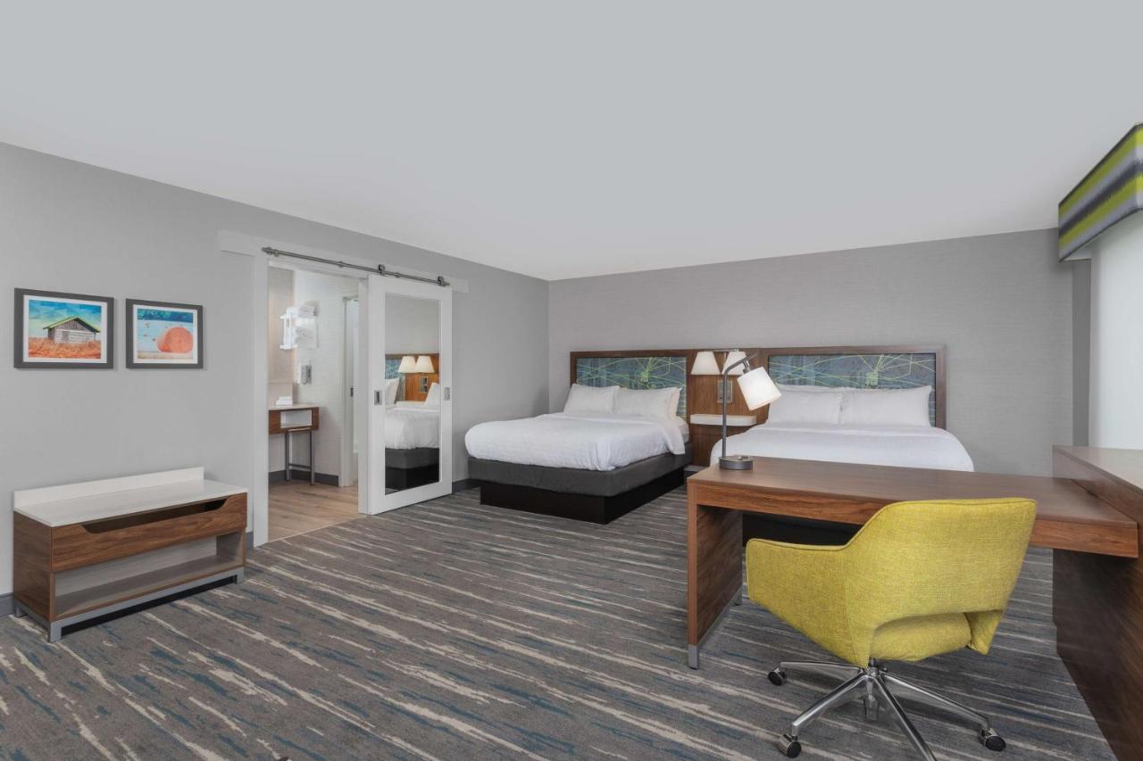 Queen Studio with Two Queen Beds and Sofa Bed - Non-Smoking at Hampton Inn & Suites Lincoln - Northeast I-80