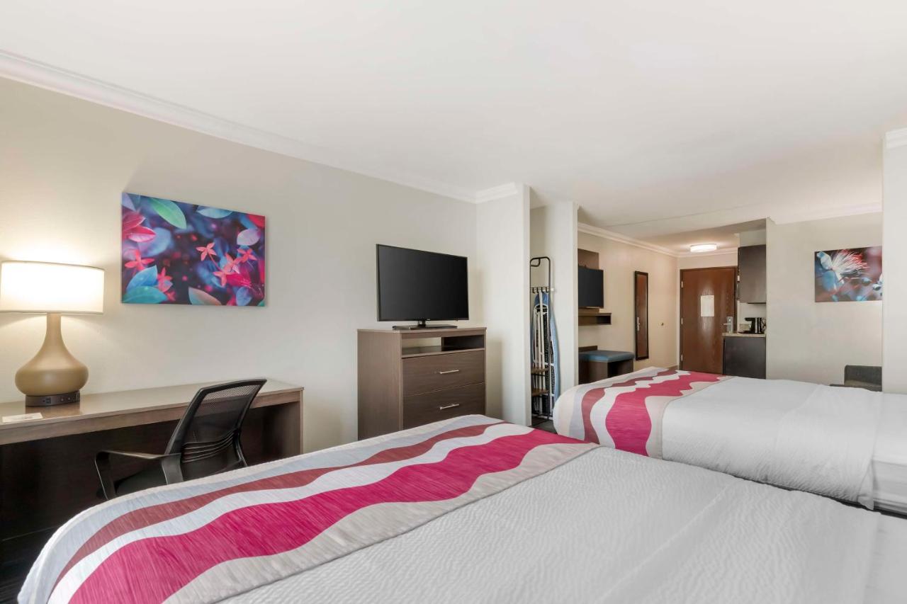 Queen Suite with Two Queen Beds and Bath Tub - Disability Access at Best Western Medical Center North Inn & Suites Near Six Flags