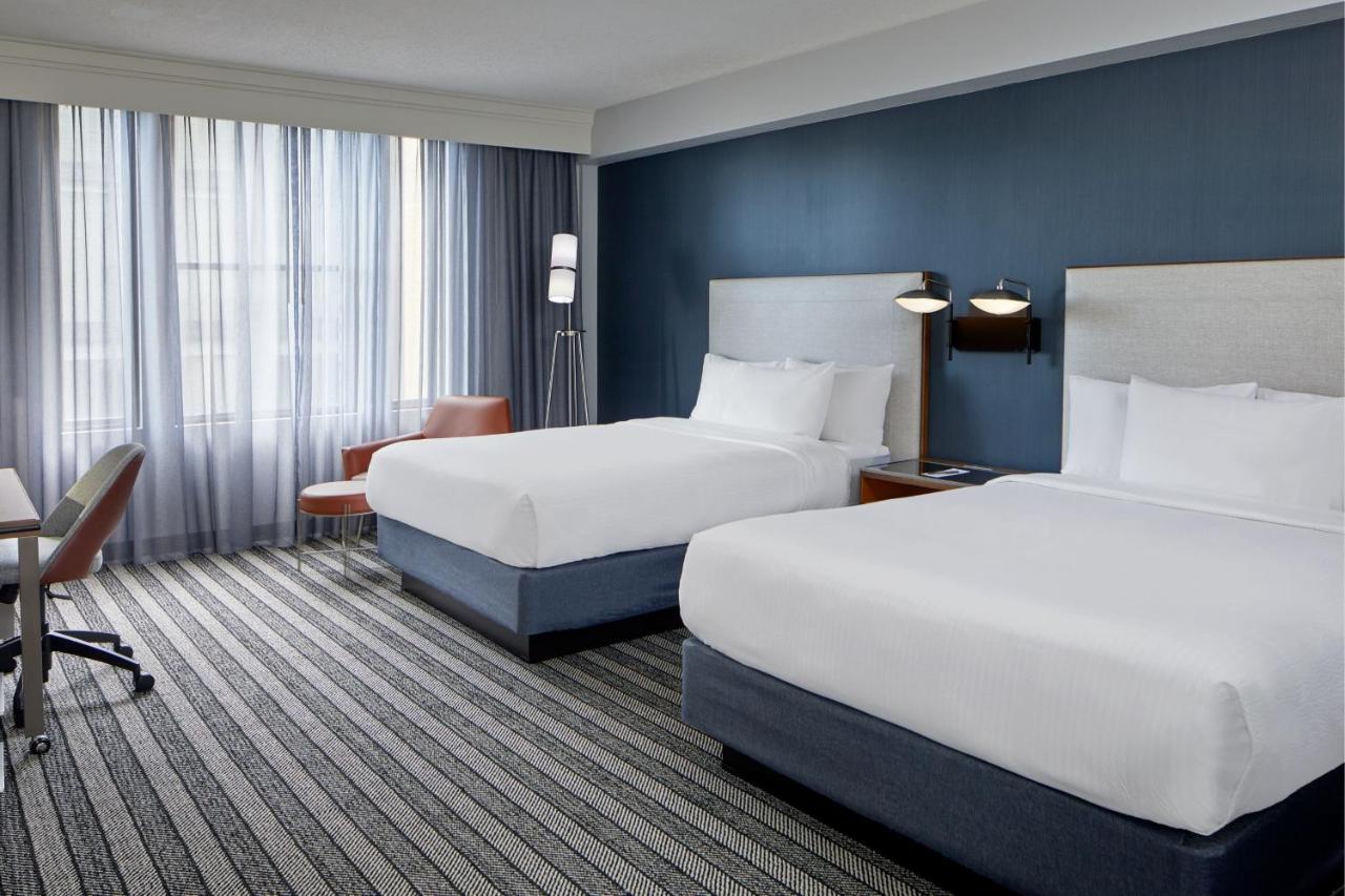 Double Room with Two Double Beds at Courtyard By Marriott Nashville Downtown