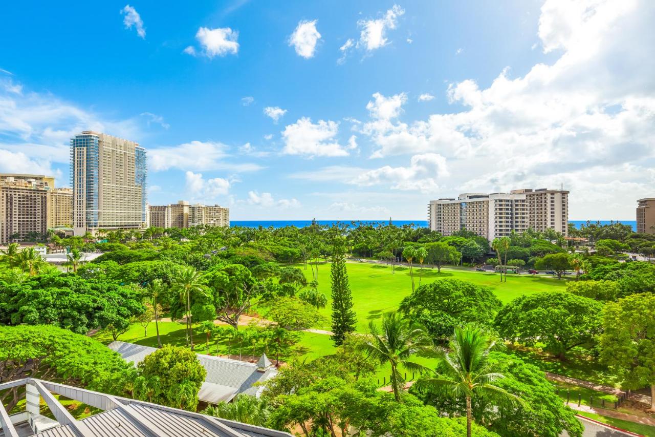 Queen Room with Partial Ocean View at Luana Waikiki Hotel & Suites