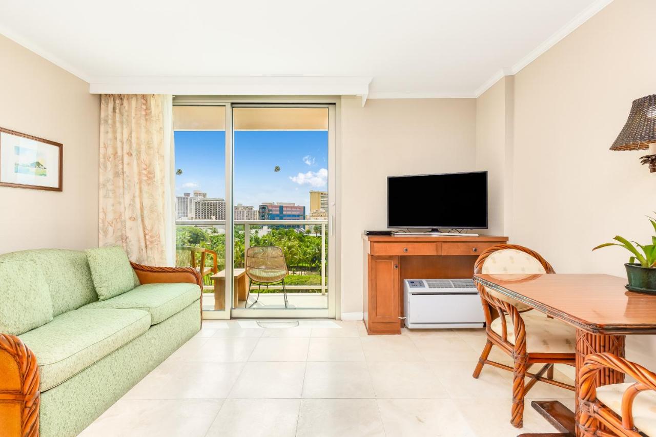 Queen Room with Partial Ocean View at Luana Waikiki Hotel & Suites