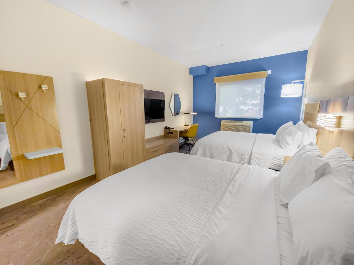 Queen Room with Two Queen Beds and Roll-In Shower - Disability Access at Holiday Inn Express Salt Lake City South - Midvale by IHG