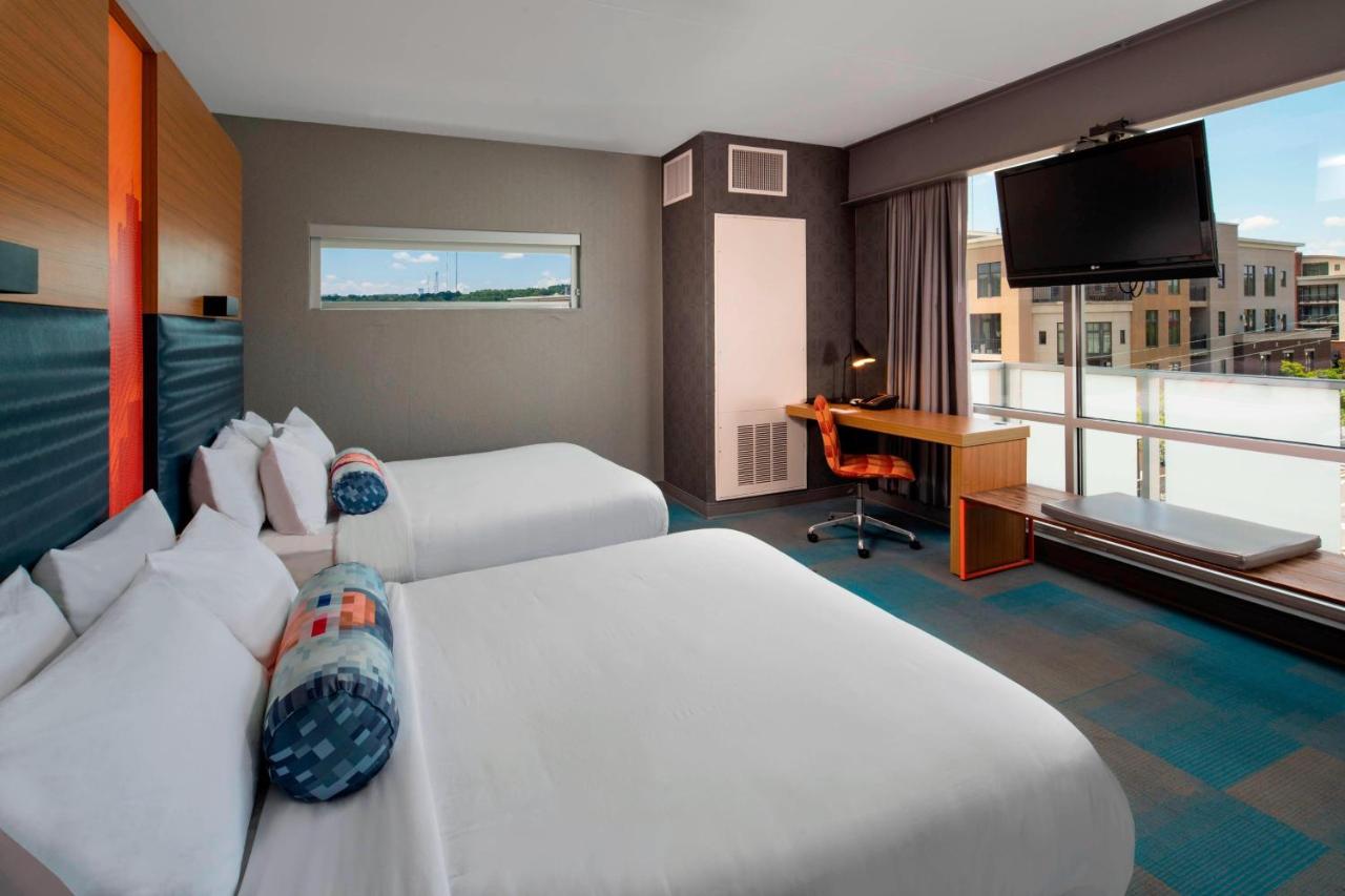 Aloft, Larger Guest room, 2 Queen, City view, Corner room at Aloft by Marriott Birmingham Soho Square