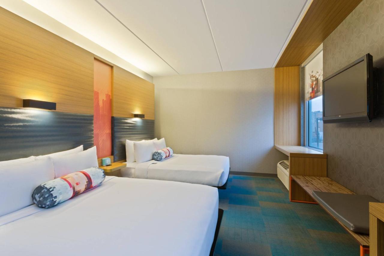 Queen Room with Two Queen Beds - Hearing Accessible at Aloft by Marriott Birmingham Soho Square