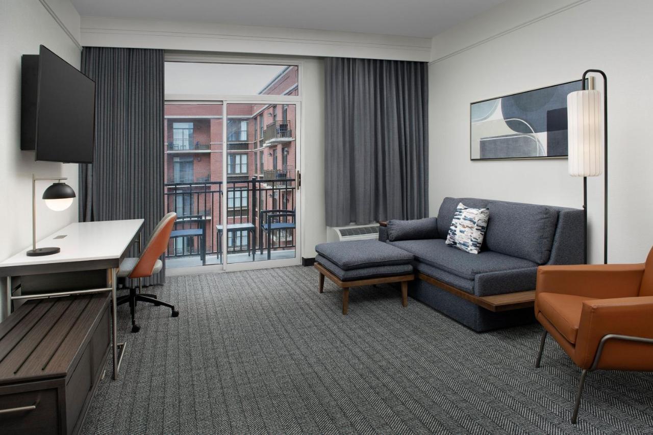 1 Bedroom 2 room Suite, 1 King, Sofa bed, Balcony at Courtyard by Marriott Savannah Downtown/Historic District