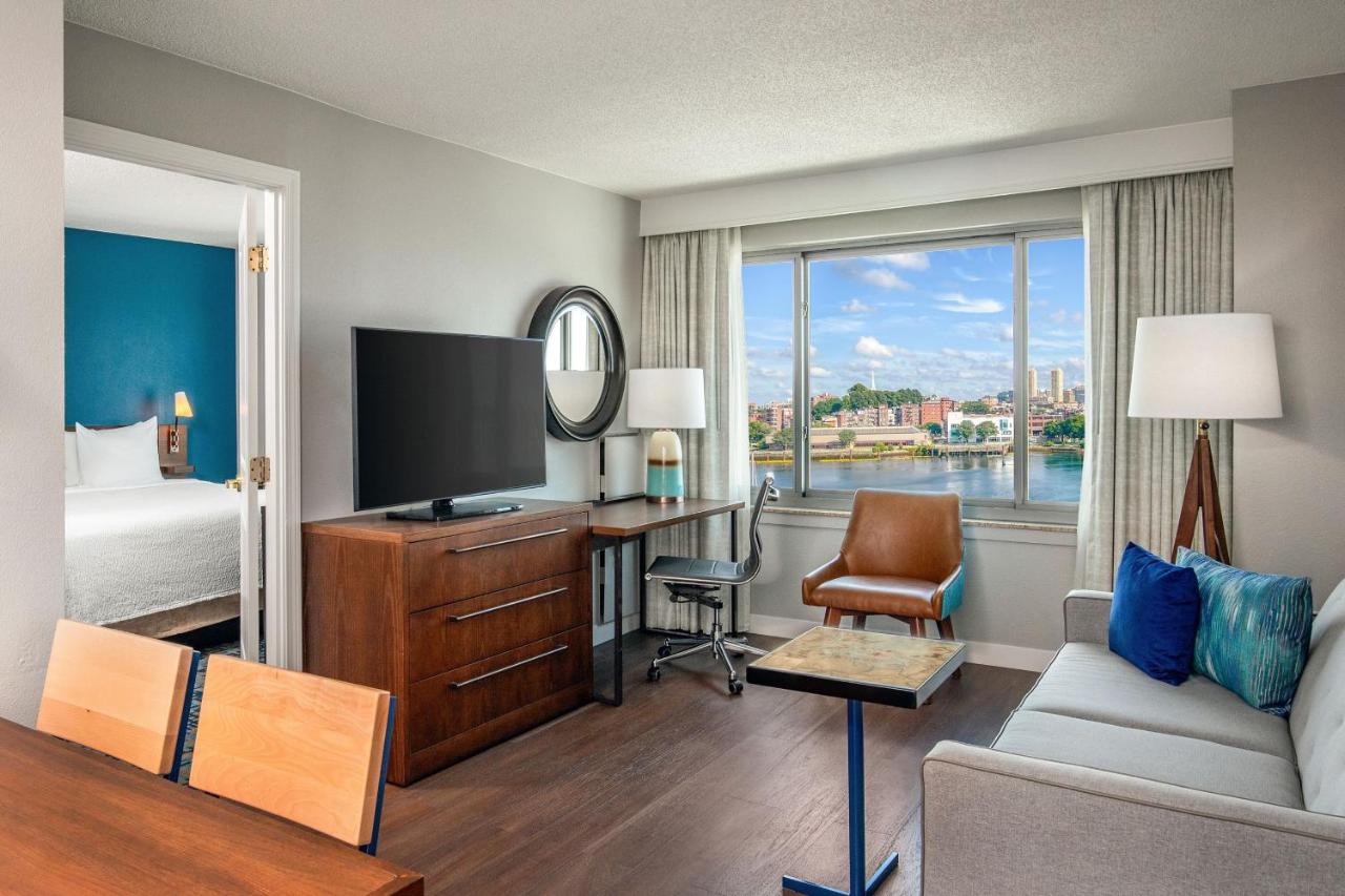 Two-Bedroom Suite with Sofa Bed at Residence Inn by Marriott Boston Harbor on Tudor Wharf