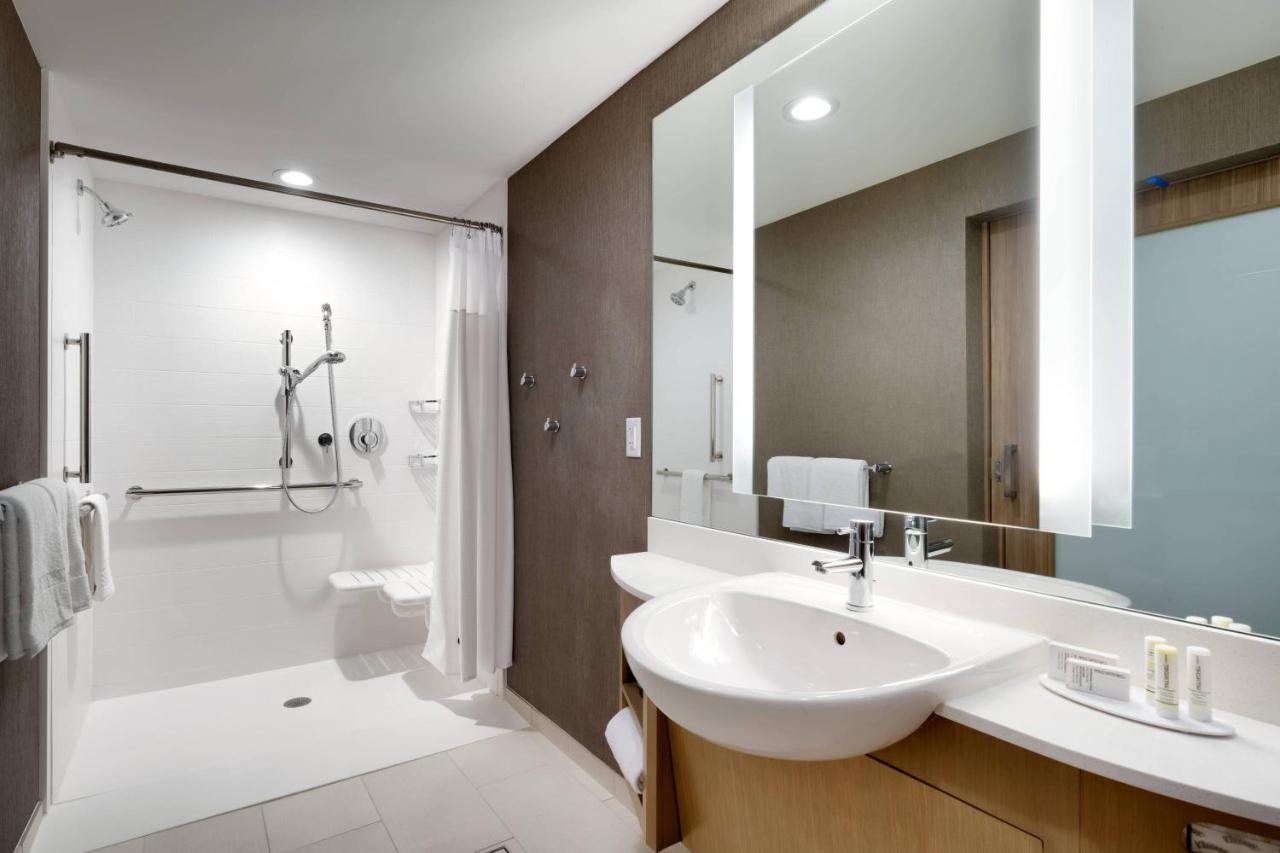 King Suite with Sofa Bed and Mountain View - Hearing Accessible at SpringHill Suites by Marriott Salt Lake City West Valley