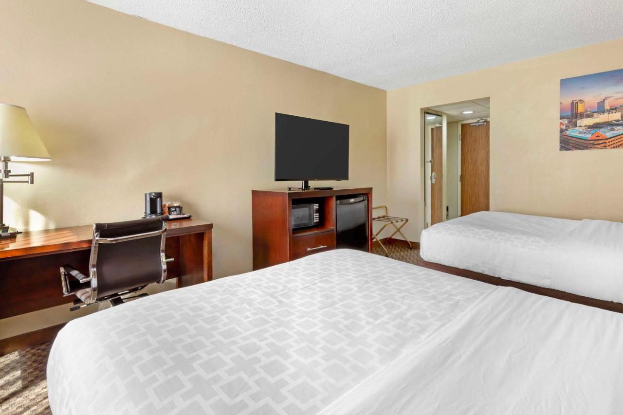 Queen Room with Two Queen Beds - Non-Smoking - Pet Friendly at Clarion Pointe Durham Research Triangle Park