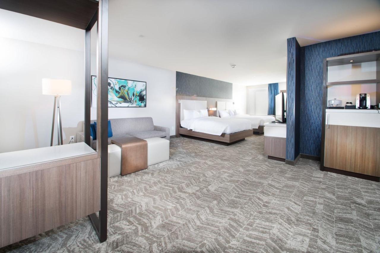 Two Queen Suite with Sofa Bed at SpringHill Suites by Marriott Fayetteville Fort Bragg