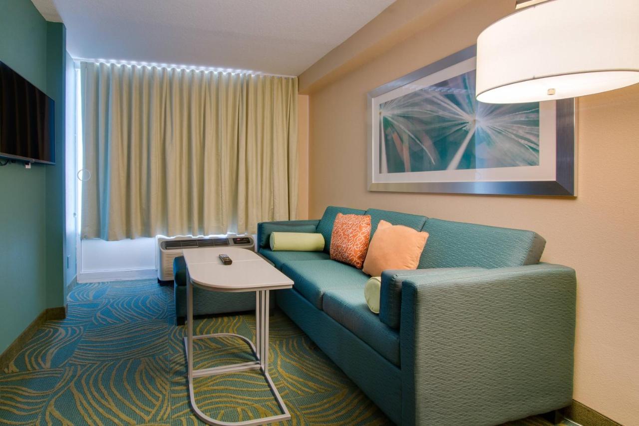 Suite with Two Double Beds and Sofa Bed at SpringHill Suites by Marriott Orlando Lake Buena Vista South