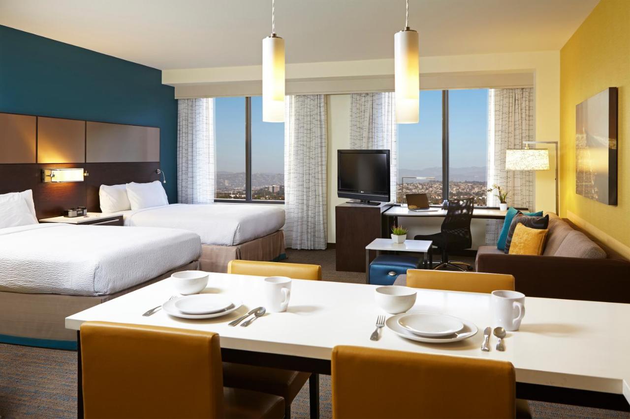 Queen Studio with Two Queen Beds at Residence Inn by Marriott Los Angeles LAX/Century Boulevard