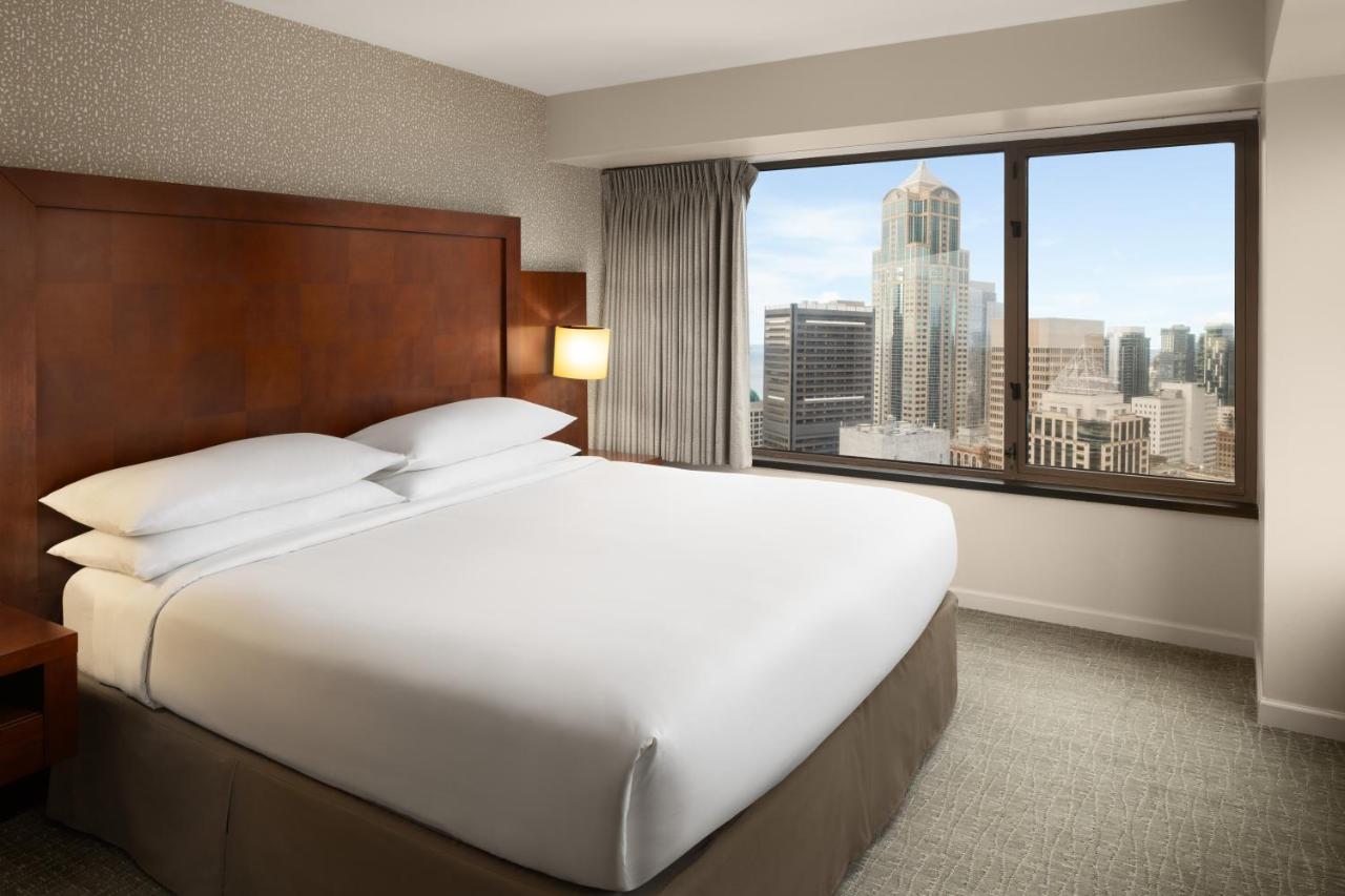 Corner King Room at Renaissance Seattle Hotel