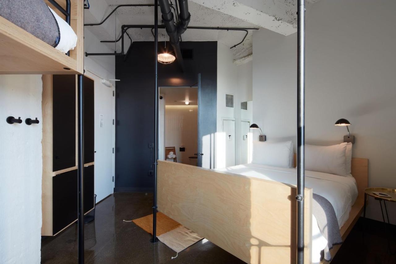 Queen/Twin Loft- Mobility/Hearing - Transfer Shower at The Robey, Chicago, a Member of Design Hotels