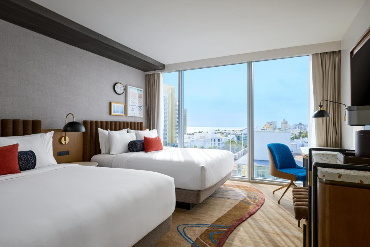 Queen Room with Two Queen Beds and City View at Hyatt Centric South Beach Miami