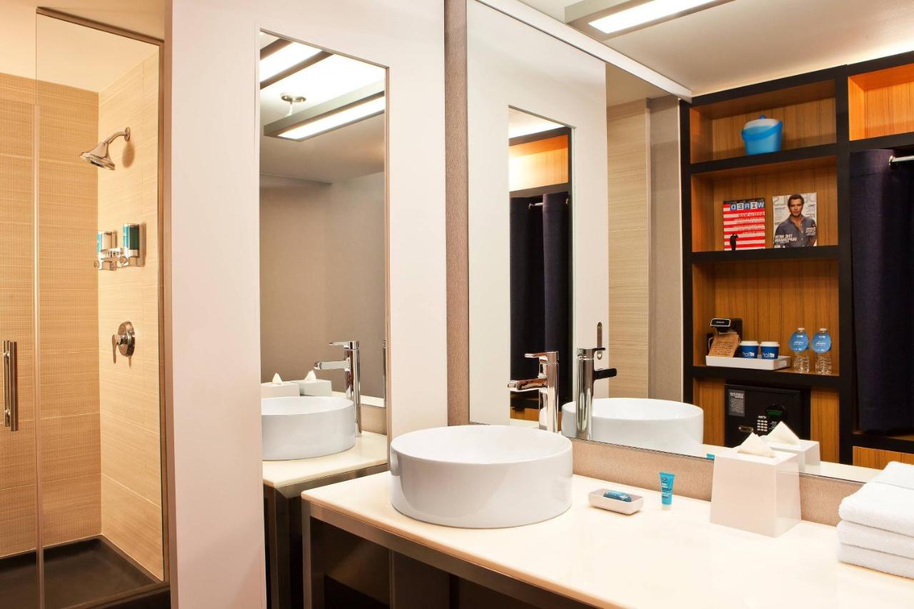 Traditional Queen Room with Two Queen Beds and Roll-in Shower - Mobility and Hearing Accessible at Aloft by Marriott Chicago Downtown River North