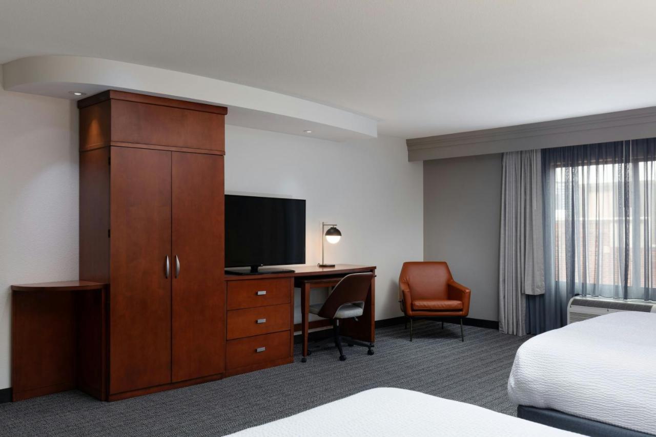 Large Queen Room with Two Queen Beds at Courtyard by Marriott Wichita At Old Town