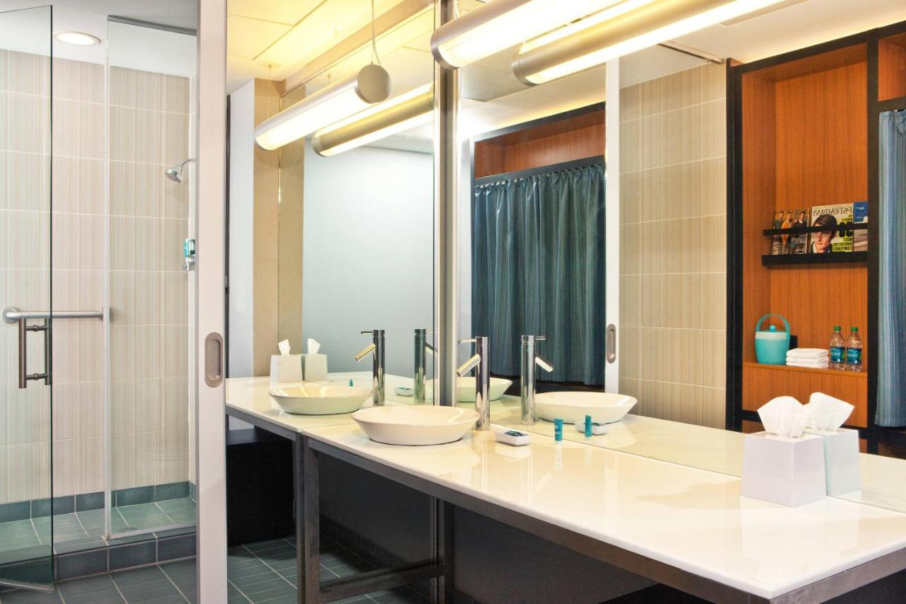 Queen Room with Two Queen Beds and Roll-in Shower - Mobility and Hearing Accessible at Aloft by Marriott Chesapeake