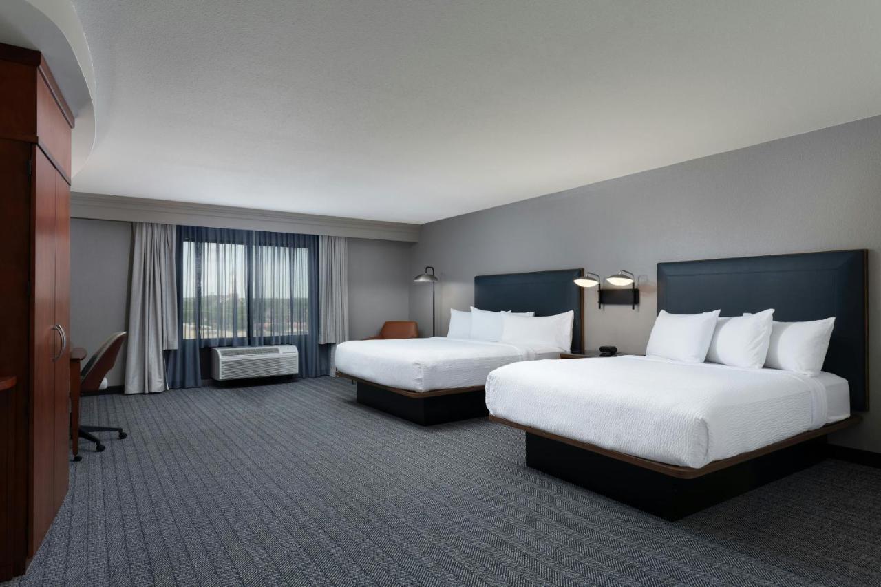 Large Queen Room with Two Queen Beds at Courtyard by Marriott Wichita At Old Town